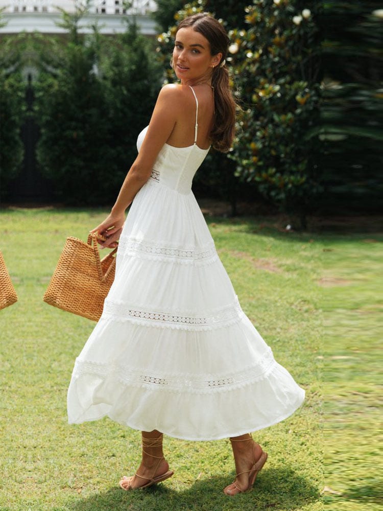 Sophie - White Maxi Dress