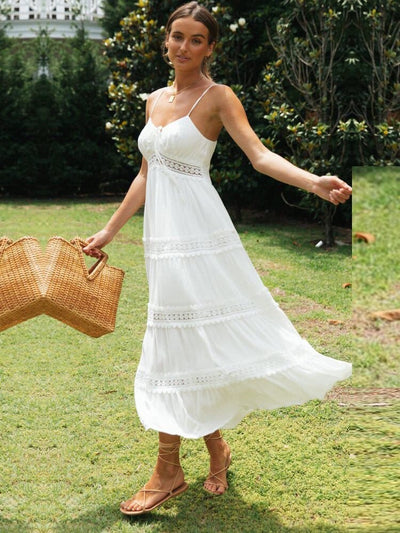 Sophie - White Maxi Dress