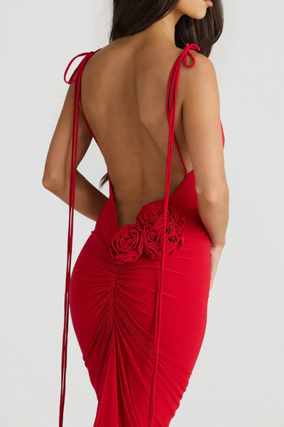 Avenlira | Backless Maxi Dress