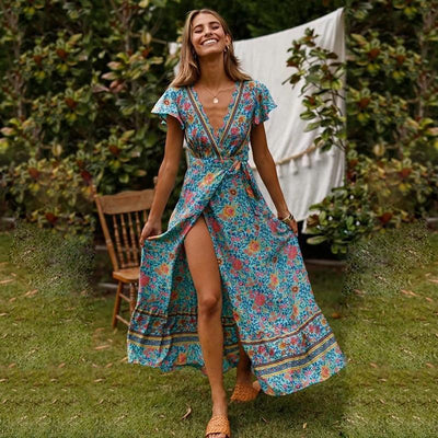 Veronica | Maxi Dress with High Split