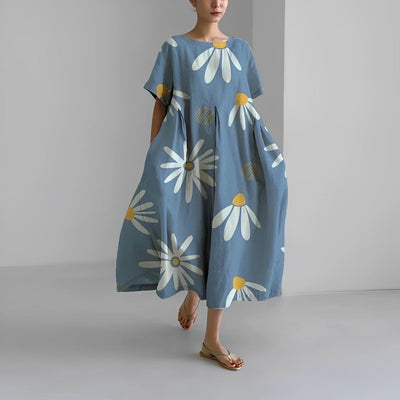 Floral Bohemian Dress - Amelia